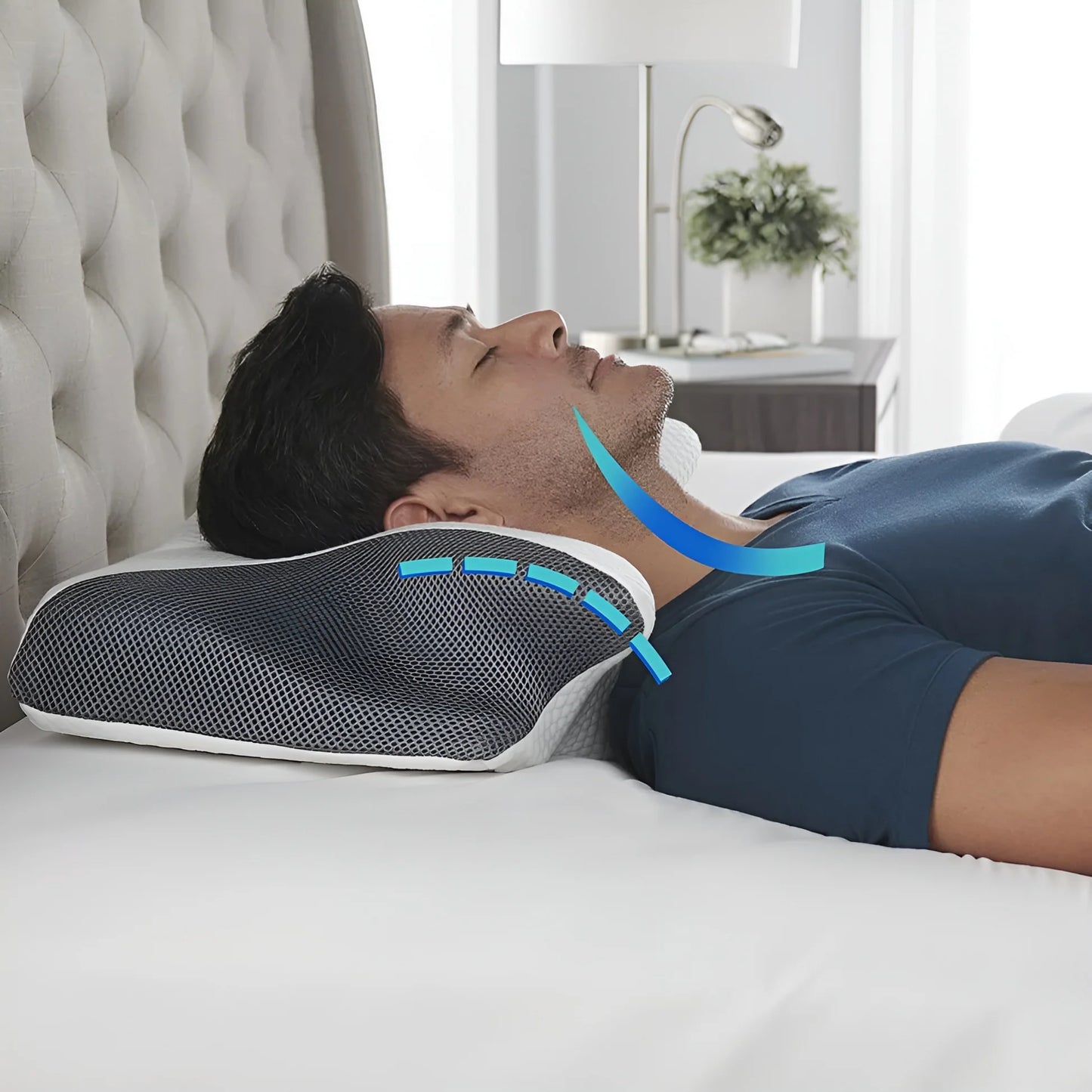 RESTRELIEF™ PREMIUM ERGONOMIC PILLOW